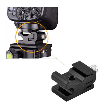 Metal Cold Shoe Flash Stand Adapter - Arahan Photo